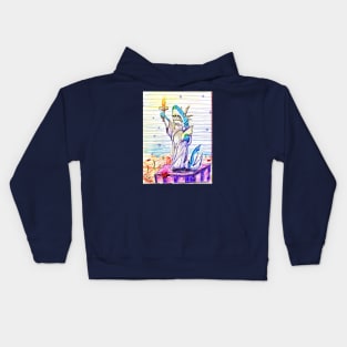 And Liberty and Justice for All (sharks) Kids Hoodie